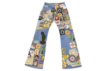 Load image into Gallery viewer, 新品未使用 KAPITAL キャピタル 23AW Rat Flare Jeans ワッペンデニムパンツ パッチ K2304LP145 Indigo インディゴ サイズ 32 中古 4b002203