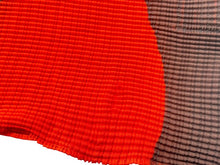 画像をギャラリービューアに読み込む, 極美品 ISSEY MIYAKE イッセイミヤケ シェイプドプリーツシャツ IM31FJ638 レッド ブルー ポリエステル サイズ2 中古 4b002204