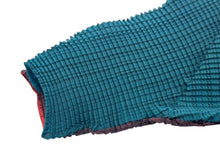 画像をギャラリービューアに読み込む, 極美品 ISSEY MIYAKE イッセイミヤケ シェイプドプリーツシャツ IM31FJ638 レッド ブルー ポリエステル サイズ2 中古 4b002204