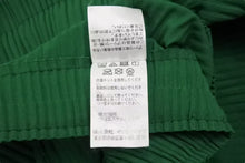 画像をギャラリービューアに読み込む, 極美品 me ISSEY MIYAKE イッセイミヤケ プリーツ イージーワイドパンツ MI04KF378 グリーン ポリエステル 中古 4b002205