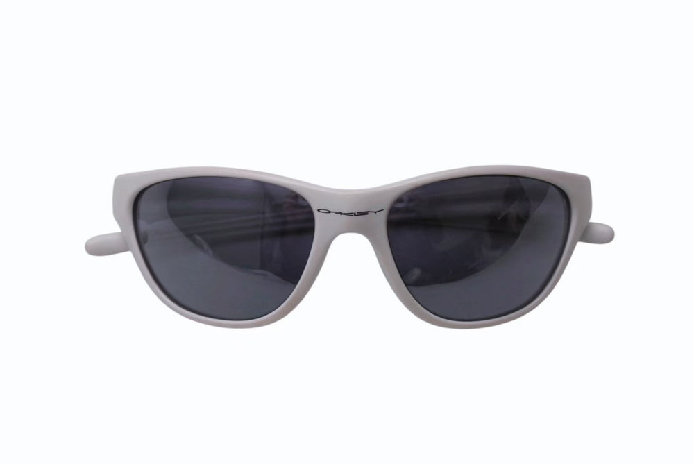 OAKLEY オークリー FROGSKINS フロッグスキン サングラス アイウェア ホワイト グレー アメリカ製 美品 中古 4b002216
