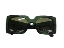 Load image into Gallery viewer, CHANEL シャネル サングラス 5480-H-A c.1718/S3 サイズ52□22 140 ココマーク フェイクパール クリアグリーン 美品 中古 4b002219