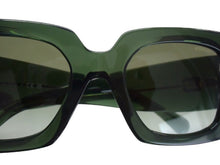 Load image into Gallery viewer, CHANEL シャネル サングラス 5480-H-A c.1718/S3 サイズ52□22 140 ココマーク フェイクパール クリアグリーン 美品 中古 4b002219