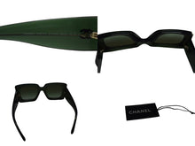 Load image into Gallery viewer, CHANEL シャネル サングラス 5480-H-A c.1718/S3 サイズ52□22 140 ココマーク フェイクパール クリアグリーン 美品 中古 4b002219