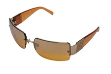 Load image into Gallery viewer, 極美品 CHANEL シャネル リムレス サングラス 4095-B c.125/7F サイズ62□15 125 ココマーク ラインストーン クリアオレンジ 中古 4b002220