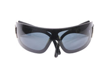 Load image into Gallery viewer, CHANEL シャネル SKI WRAPAROUND シールドサングラス 5085 c.501/87 サイズ110 ココマーク ブラック マグネット式 美品 中古 4b002222