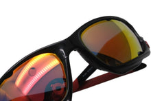 Load image into Gallery viewer, 極美品 OAKLEY オークリー JAW BONE ジョウボーン サングラス 04-203 サイズ62○18 スポーツモデル ブラック レッド 廃番 中古 4b002225