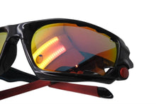 Load image into Gallery viewer, 極美品 OAKLEY オークリー JAW BONE ジョウボーン サングラス 04-203 サイズ62○18 スポーツモデル ブラック レッド 廃番 中古 4b002225