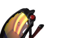 Load image into Gallery viewer, 極美品 OAKLEY オークリー JAW BONE ジョウボーン サングラス 04-203 サイズ62○18 スポーツモデル ブラック レッド 廃番 中古 4b002225
