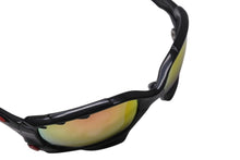 Load image into Gallery viewer, 極美品 OAKLEY オークリー JAW BONE ジョウボーン サングラス 04-203 サイズ62○18 スポーツモデル ブラック レッド 廃番 中古 4b002225