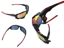 Load image into Gallery viewer, 極美品 OAKLEY オークリー JAW BONE ジョウボーン サングラス 04-203 サイズ62○18 スポーツモデル ブラック レッド 廃番 中古 4b002225