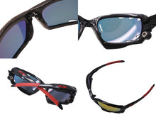 Load image into Gallery viewer, 極美品 OAKLEY オークリー JAW BONE ジョウボーン サングラス 04-203 サイズ62○18 スポーツモデル ブラック レッド 廃番 中古 4b002225