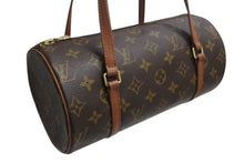 Load image into Gallery viewer, LOUIS VUITTON ルイヴィトン モノグラム パピヨン26 ハンドバッグ M51386 ブラウン ロゴ ゴールド金具 美品 中古 4b002228
