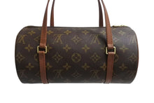 Load image into Gallery viewer, LOUIS VUITTON ルイヴィトン モノグラム パピヨン26 ハンドバッグ M51386 ブラウン ロゴ ゴールド金具 美品 中古 4b002228