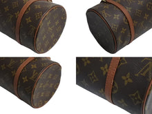 Load image into Gallery viewer, LOUIS VUITTON ルイヴィトン モノグラム パピヨン26 ハンドバッグ M51386 ブラウン ロゴ ゴールド金具 美品 中古 4b002228