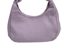 Load image into Gallery viewer, 極美品 BOTTEGAVENETA ボッテガヴェネタ ハンドバッグ イントレチャート B03605115H パープル レザー ブラック金具 美品 中古 4b002230