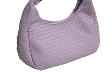 Load image into Gallery viewer, 極美品 BOTTEGAVENETA ボッテガヴェネタ ハンドバッグ イントレチャート B03605115H パープル レザー ブラック金具 美品 中古 4b002230