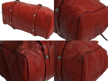 Load image into Gallery viewer, MIUMIU ミュウミュウ 2WAYバッグ ハンドバッグ ショルダーバッグ レザー レッド シルバー金具 美品 中古 4b002242