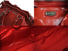 Load image into Gallery viewer, MIUMIU ミュウミュウ 2WAYバッグ ハンドバッグ ショルダーバッグ レザー レッド シルバー金具 美品 中古 4b002242
