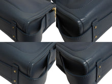 Load image into Gallery viewer, Chloe クロエ テス 2WAY スモール ハンドバッグ ショルダーバッグ カーフ ゴールド金具 ブルー 美品 中古 4b002245