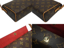 Load image into Gallery viewer, 極美品 LOUIS VUITTON ルイヴィトン ハンドバッグ レシタル モノグラムキャンバス M51900 ゴールド金具 ブラウン 中古 4b002248