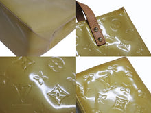 Load image into Gallery viewer, LOUIS VUITTON ルイヴィトン リードPM ハンドバッグ M91144 モノグラム ヴェルニ レザー イエロー ゴールド金具 美品 中古 4b002250