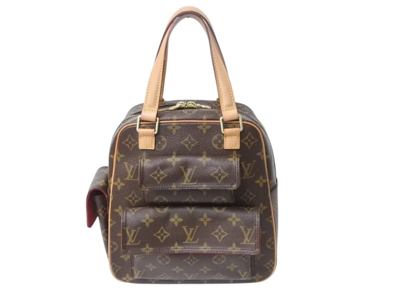 Very Good Condition LOUIS VUITTON Monogram Eccentricity Handbag M51161 Brown TH1003 Used 4b002256
