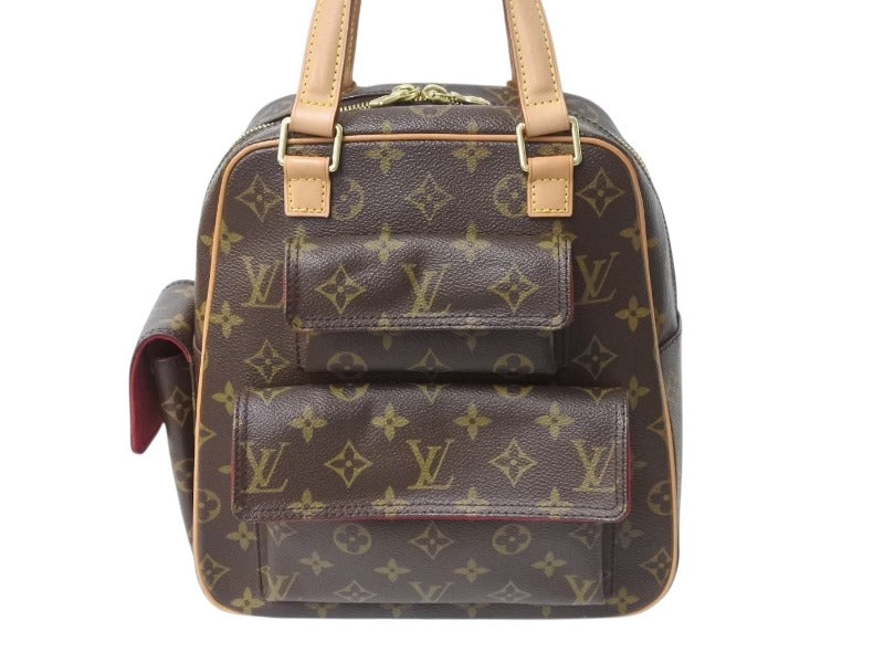 Very Good Condition LOUIS VUITTON Monogram Eccentricity Handbag M51161 Brown TH1003 Used 4b002256