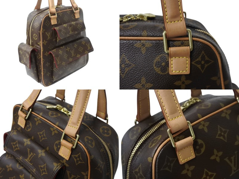 Very Good Condition LOUIS VUITTON Monogram Eccentricity Handbag M51161 Brown TH1003 Used 4b002256