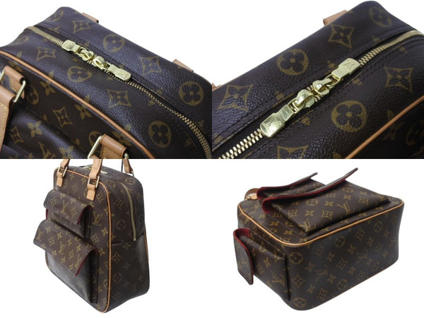 極美品 LOUIS VUITTON ルイヴィトン モノグラム エクサントリシテ ハンドバッグ M51161 ブラウン TH1003 中古 4b002256