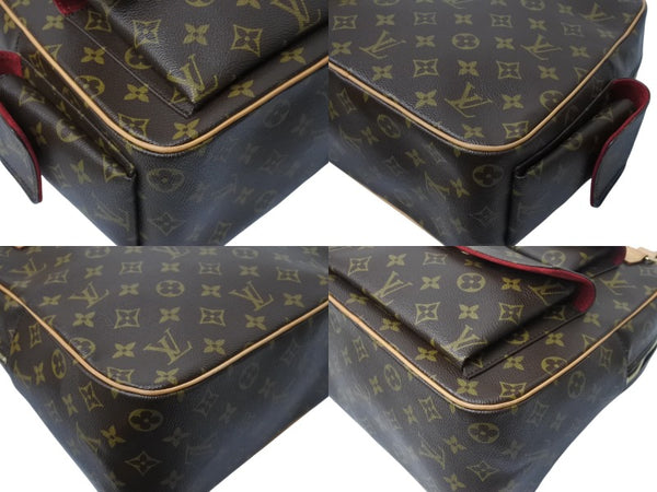 極美品 LOUIS VUITTON ルイヴィトン モノグラム エクサントリシテ ハンドバッグ M51161 ブラウン TH1003 中古 4b002256