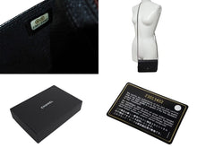 Load image into Gallery viewer, 新品同様 CHANEL シャネル チェーンウォレット 長財布 AP0250 23番台 ココマーク キャビアスキン ブラック シルバー金具 中古 4b002263