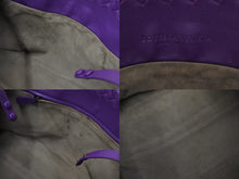 画像をギャラリービューアに読み込む, BOTTEGAVENETA ボッテガヴェネタ イントレチャート チェスタ レザー トートバッグ パープル ワンショルダー 紫 鞄 美品 中古 4b002264