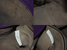 画像をギャラリービューアに読み込む, BOTTEGAVENETA ボッテガヴェネタ イントレチャート チェスタ レザー トートバッグ パープル ワンショルダー 紫 鞄 美品 中古 4b002264