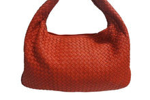 Load image into Gallery viewer, BOTTEGA VENETA ボッテガヴェネタ イントレチャート ホーボー ワンショルダーバッグ 115653 レザー レッド 美品 中古 4b002267