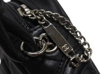Load image into Gallery viewer, CHANEL シャネル カンボンライン ショルダーバッグ ココマーク ターンロック 9番台 レザー ブラック シルバー金具 美品 中古 4b002268