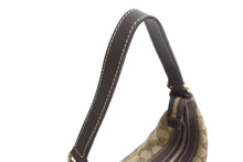 画像をギャラリービューアに読み込む, GUCCI グッチ ワンショルダー ハンドバック 153010 GGキャンバス GG柄ブラウン ベージュ ゴールド金具 美品 中古 4b002271