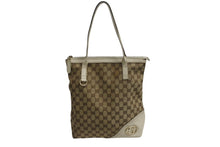 画像をギャラリービューアに読み込む, GUCCI グッチ ハンドバッグ 182492 ブラウン ベージュ GGスプリームキャンバス レザー 美品 中古 4b002273