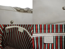 画像をギャラリービューアに読み込む, GUCCI グッチ ハンドバッグ 182492 ブラウン ベージュ GGスプリームキャンバス レザー 美品 中古 4b002273