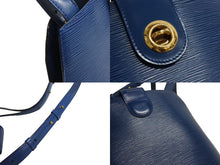 Load image into Gallery viewer, LOUIS VUITTON ルイヴィトン クリュニー ショルダーバッグ M52255 エピ レザー ブルー ゴールド金具 美品 中古 4b002275