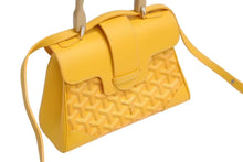 画像をギャラリービューアに読み込む, 極美品 GOYARD ゴヤール サイゴン ミニ ソフトバッグ 2WAY ハンドバッグ SAIGONMINTY08CL08P イエロー シルバー金具 中古 4b002277