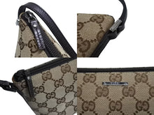 画像をギャラリービューアに読み込む, GUCCI グッチ ハンドバッグ 07198 ブラウン ベージュ GGスプリームキャンバス レザー シルバー金具 美品 中古 4b002278