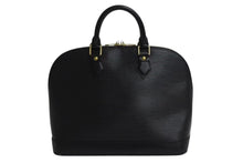 Load image into Gallery viewer, LOUIS VUITTON ルイヴィトン アルマPM ハンドバッグ M52142 エピ レザー ブラック ゴールド金具 美品 中古 4b002279