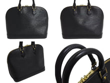 Load image into Gallery viewer, LOUIS VUITTON ルイヴィトン アルマPM ハンドバッグ M52142 エピ レザー ブラック ゴールド金具 美品 中古 4b002279