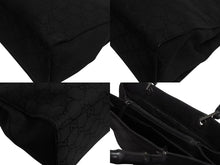 画像をギャラリービューアに読み込む, GUCCI グッチ ハンドバッグ 0021010 GGスプリームキャンバス バンブー ブラック シルバー金具 イタリア製 良品 中古 4b002280