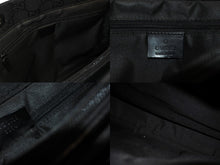 画像をギャラリービューアに読み込む, GUCCI グッチ ハンドバッグ 0021010 GGスプリームキャンバス バンブー ブラック シルバー金具 イタリア製 良品 中古 4b002280