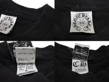 画像をギャラリービューアに読み込む, CHROME HEARTS クロムハーツ × A Bathhing Ape エイプ コラボ プリント Tシャツ サイズS ブラック 美品 中古 4b002289