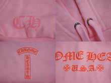 画像をギャラリービューアに読み込む, 新品未使用 CHROME HEARTS クロムハーツ プルオーバー パーカー フーディー サイズM CHプラス アーチロゴ プリント シルバー925 中古 4b002300