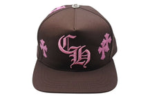 画像をギャラリービューアに読み込む, 新品未使用 CHROME HEARTS クロムハーツ キャップ クロスパッチ 刺繍 クロスボール シルバー 925 ブラウン ピンク 中古 4b002302