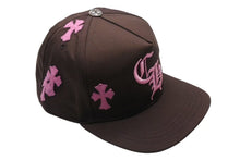 画像をギャラリービューアに読み込む, 新品未使用 CHROME HEARTS クロムハーツ キャップ クロスパッチ 刺繍 クロスボール シルバー 925 ブラウン ピンク 中古 4b002302